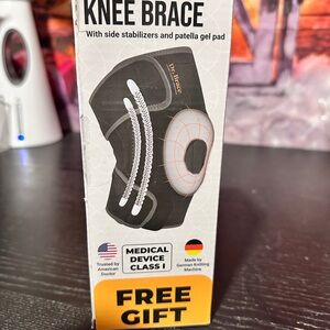 DR. BRACE ELITE Knee Brace with Side Stabilizers & Patella Gel Pads XXL
